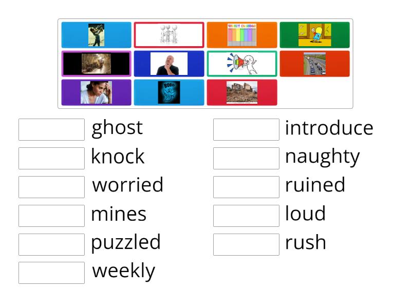 spotlight 6 module 7 - Match up