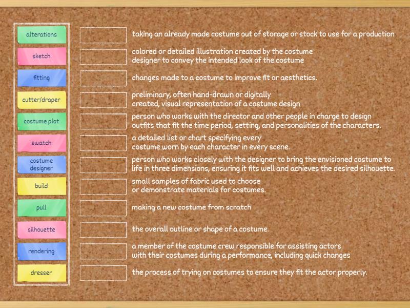 costume-design-terms-match-up