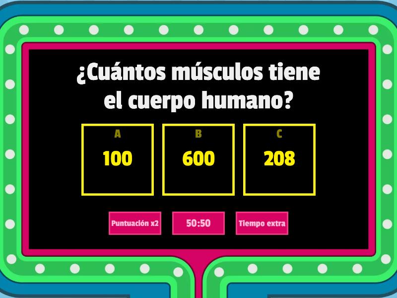 Cuerpo Humano - Gameshow Quiz