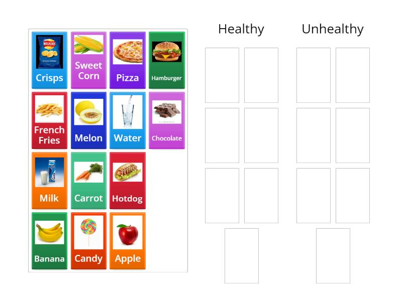 Healthy Eating Game - Group sort