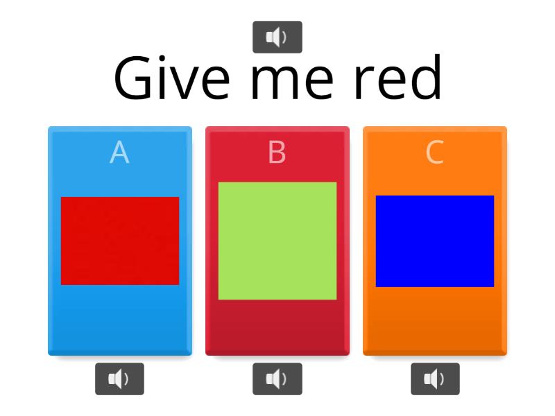 Colours Give Me - Quiz