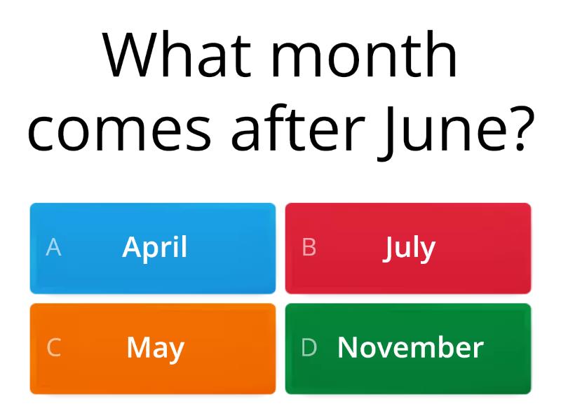 Calendar Questions Online Test 