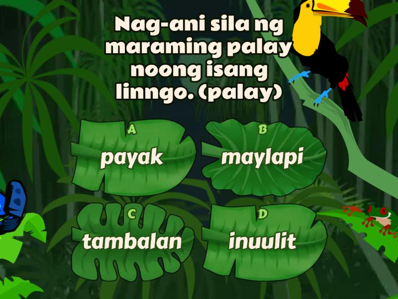 Payak, Maylapi, Inuulit At Tambalan - Quiz