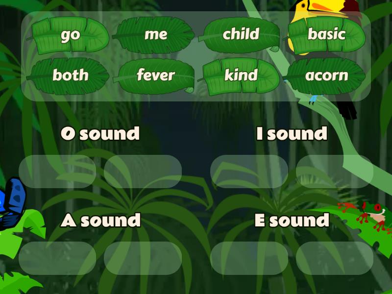 Match the words with the correct sound - Group sort