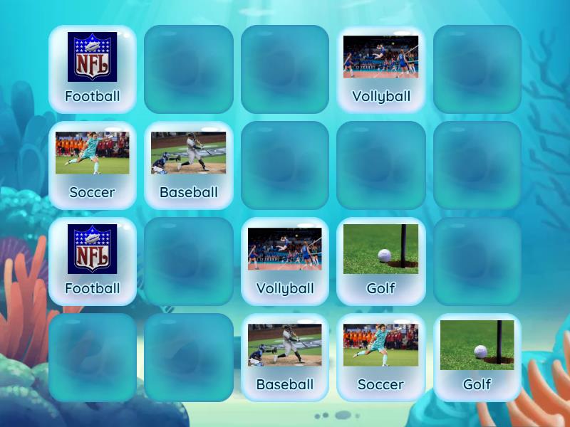 Sports - Matching pairs