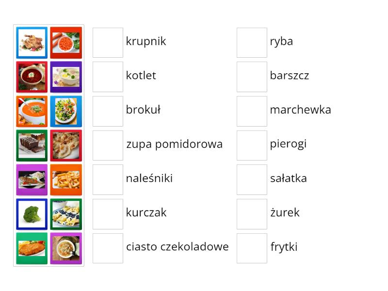 Jedzenie - Match up