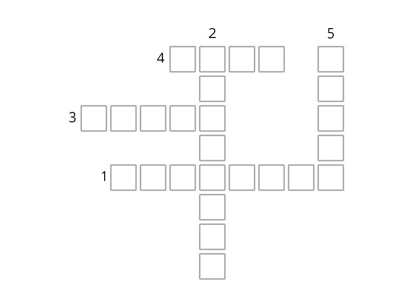 İlk okul aile isimleri Crossword