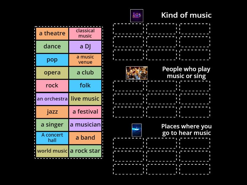 MUSIC - Group sort