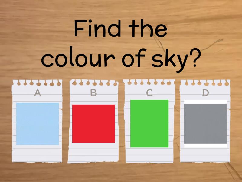 Colours Quiz