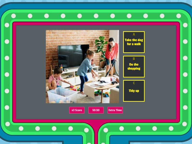 Daily tasks - Gameshow quiz