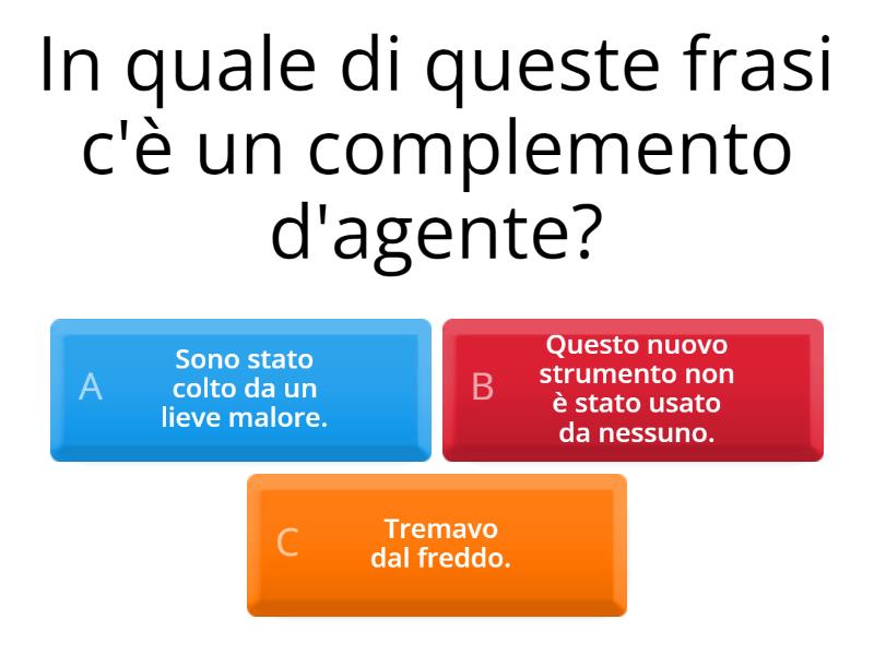 Sui Complementi - Quiz