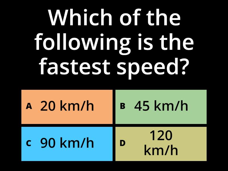 MATH - Speed - Quiz