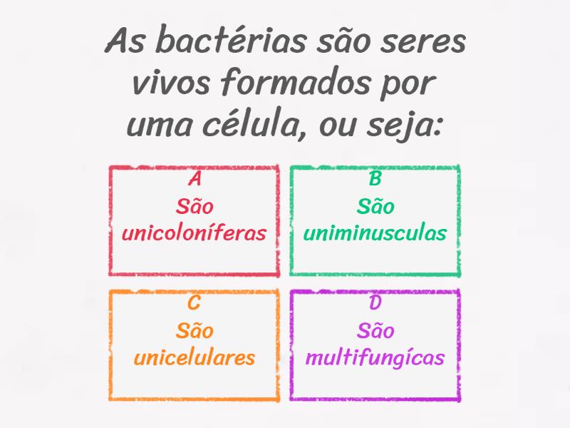 Seres vivos microscópicos - Quiz
