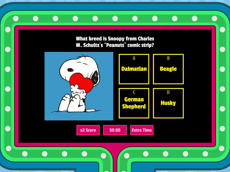 Animal showcase gameshow quiz