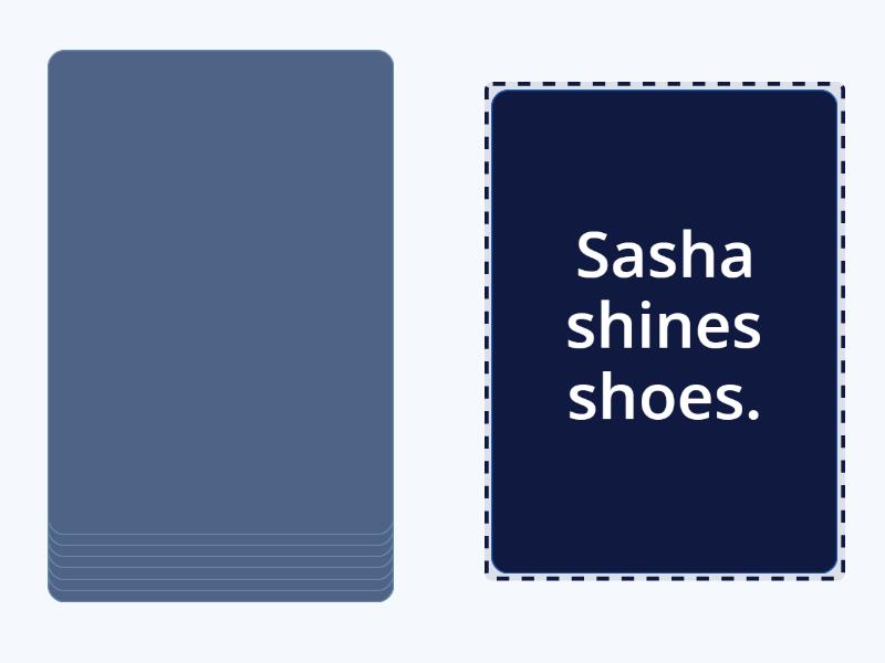 S SH tongue Twisters - Cartas al azar