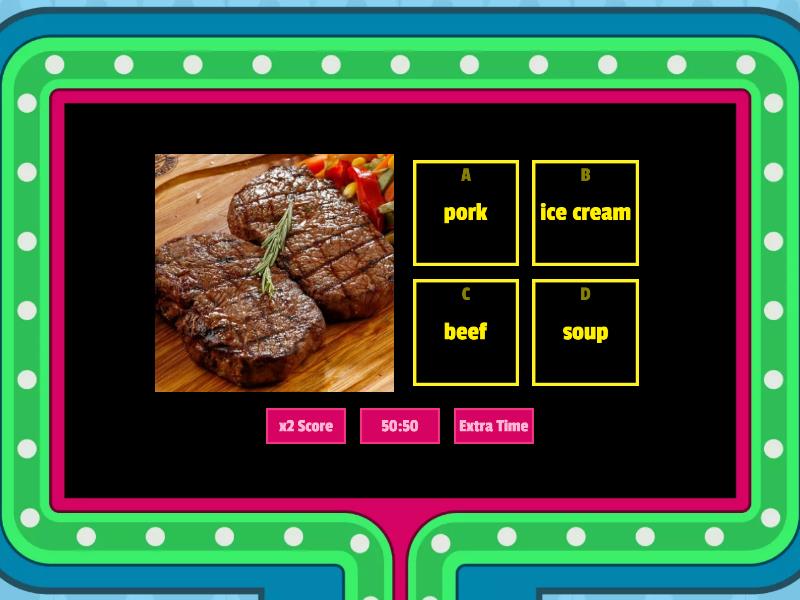 2C Ch 1 Food (all) - Gameshow quiz