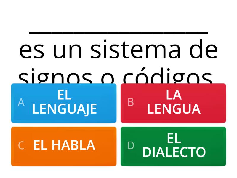 LENGUAJE, LENGUA Y HABLA PRIMARIA - Questionário