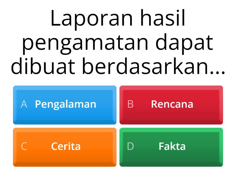 Kuis B. Indonesia - Quiz