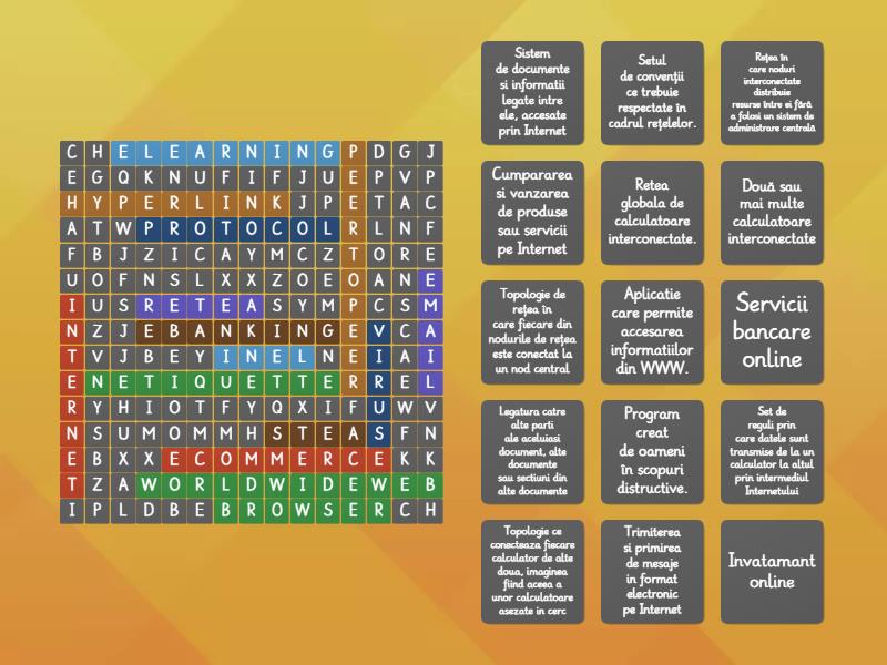INSTRUMENTE ONLINE - Wordsearch