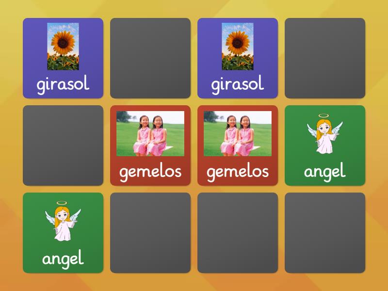 memory game ge gi - Matching pairs