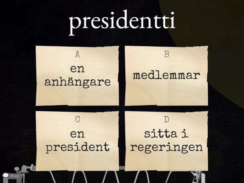 Presidentvalet 2024 - Quiz