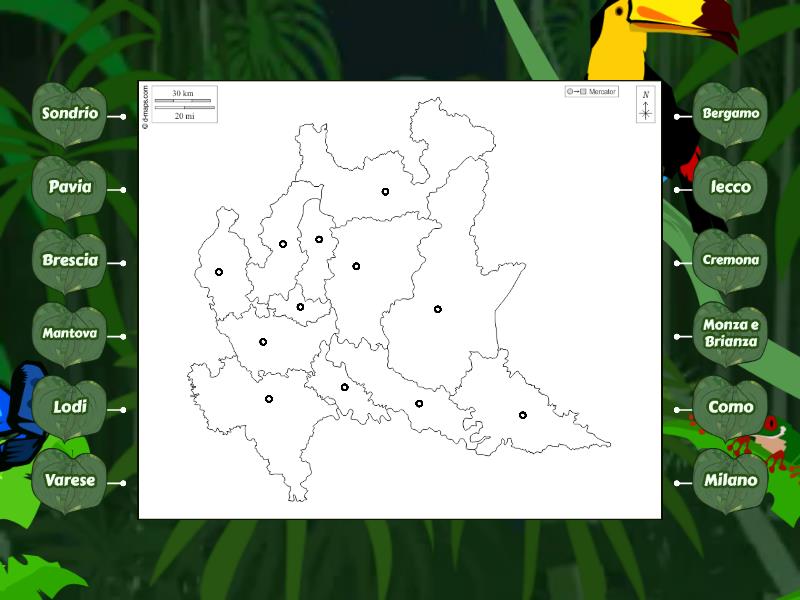 Province della Lombardia - Labelled diagram