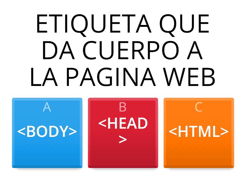 HTML - Quiz