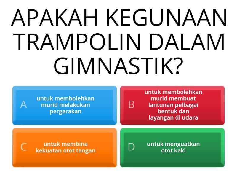 GIMNASTIK ASAS TINGKATAN SATU By Cikgu Nadia - Quiz