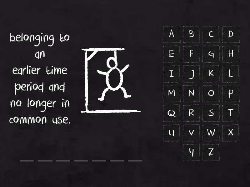 Roadmap C1 2C Vocabulary Definitions - Hangman