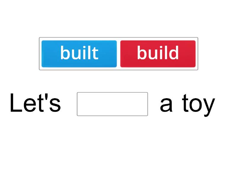 Verb To Build