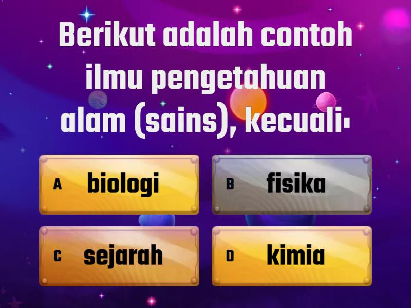 SOAL IPA - Quiz