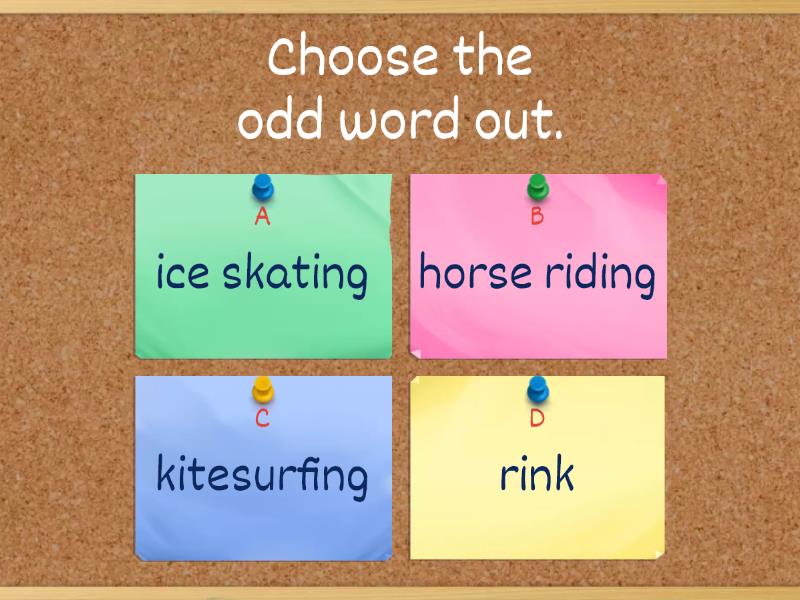 Which are odd words out