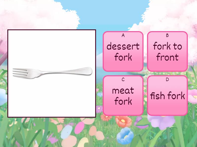 cutlery/glassware Quiz