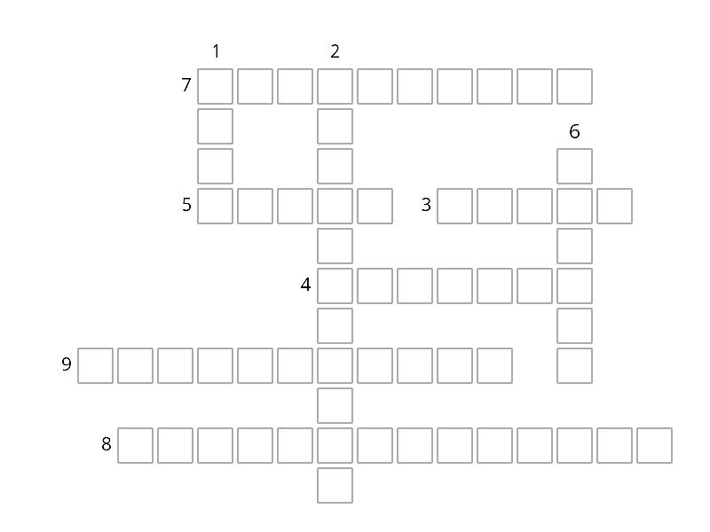 Reported Speech - Crossword