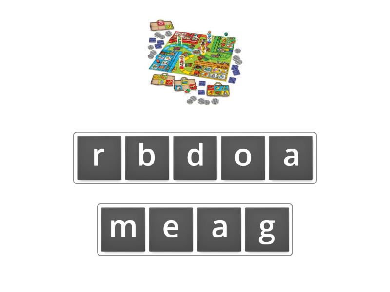 Tiger 2 Unit 4 Break Time Vocabulary Anagram