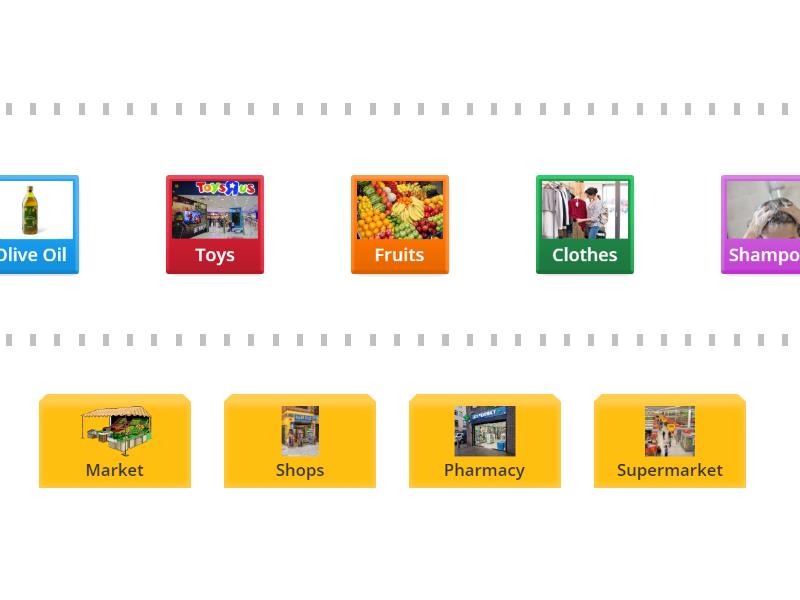 Level 1 - Where do we buy...? - Speed sorting