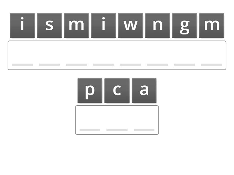 A S Level 3 Unit 9 Anagram