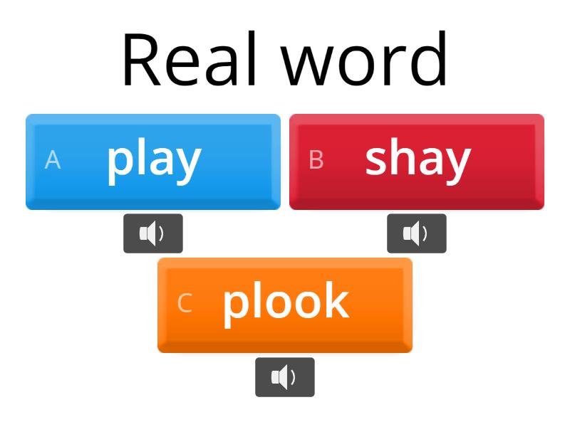 set 2 RWI words Real or Nonsense - Quiz