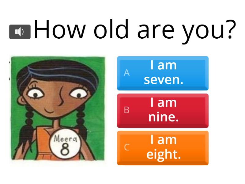 How old are you? - Quiz