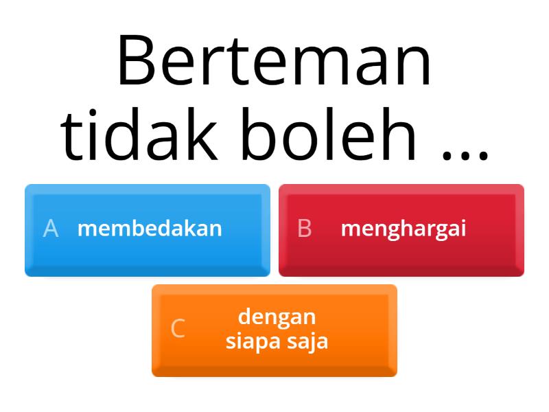 Mengenal Perbedaan - Quiz