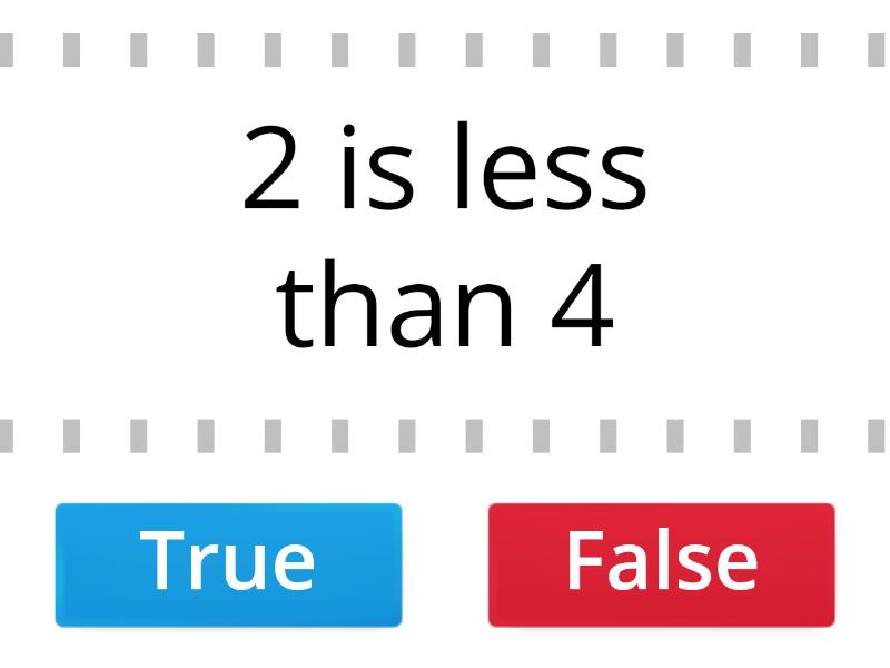 less-than-true-or-false