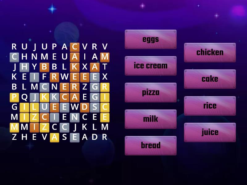 food-crossword-wordsearch