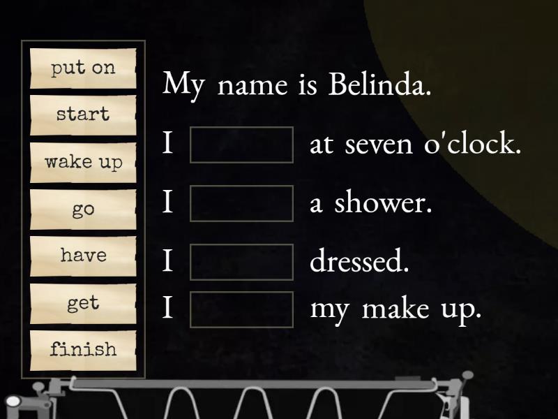 the routine collocations - Complete the sentence