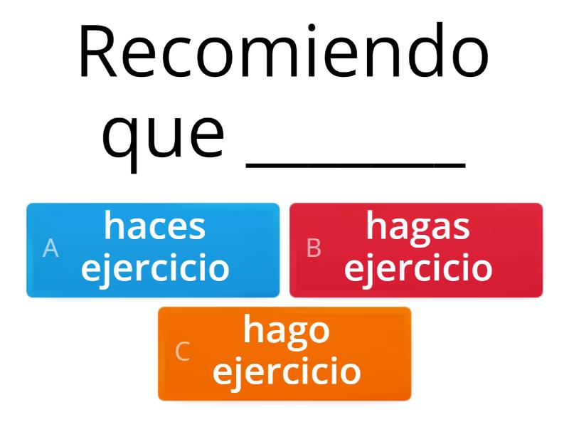 IV 3 Subjunctive - Quiz