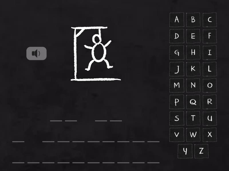 5th Vocabulary Unit 4 - Hangman