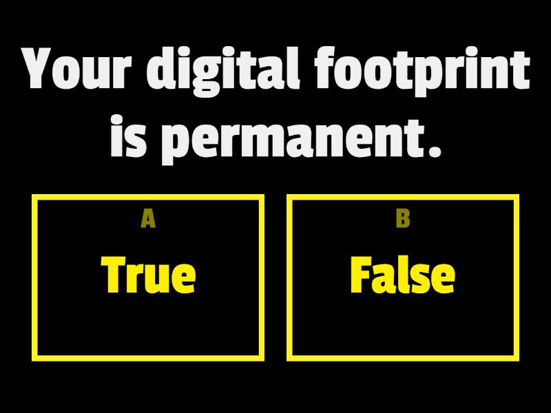 My digital footprint Quiz