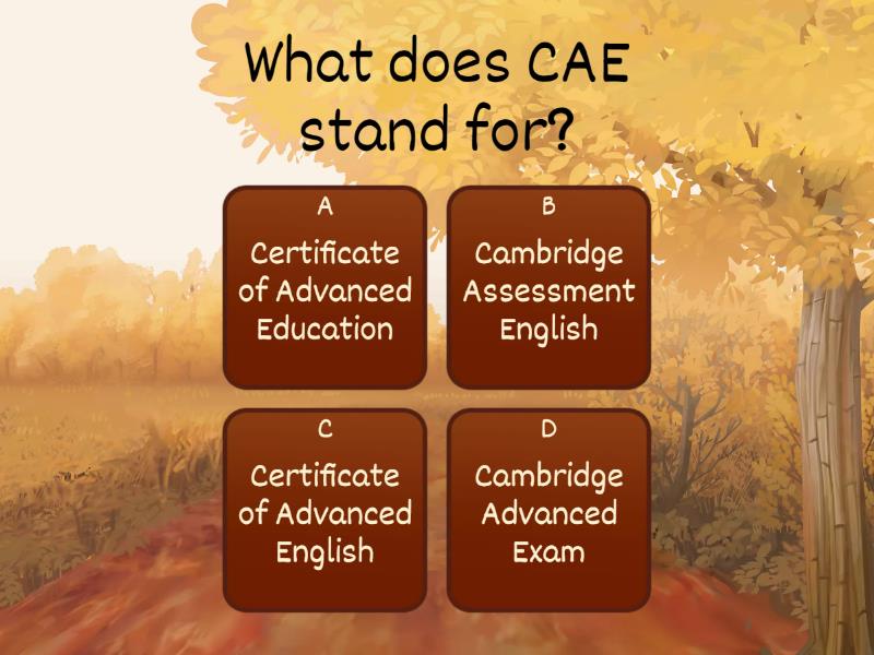 cae-quiz