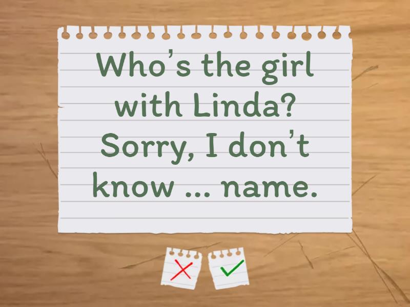 A1 Possessive Adjectives - Flash cards