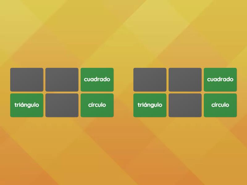 figuras geometricas - Matching pairs