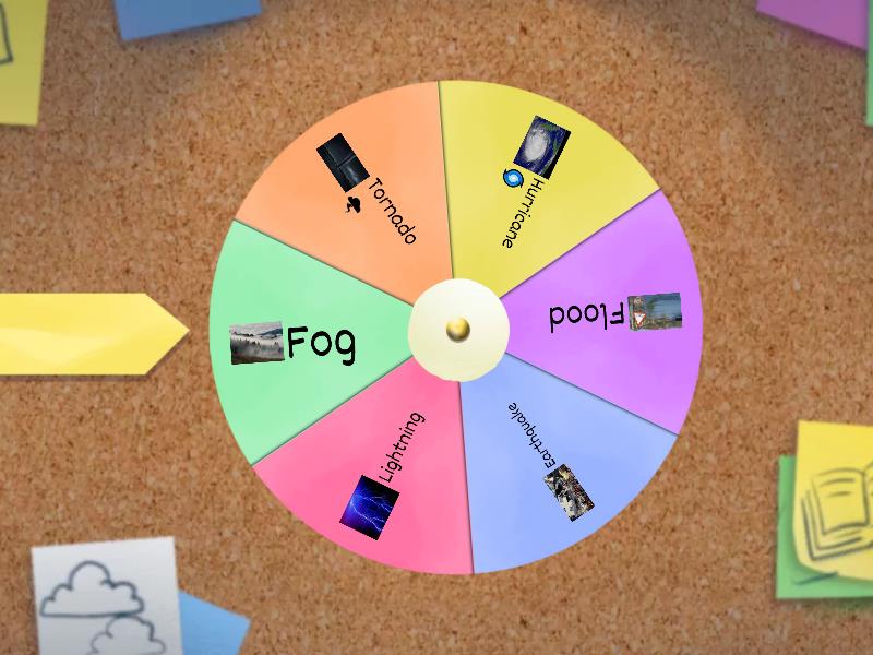 Natural Disasters Spin The Wheel